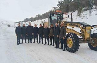 Bilecik’te karla mücadele çalışmaları yerinde...