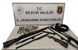 Bilecik’te ruhsatsız av tüfeklerine 24 bin 585...