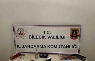 Bilecik’te uyuşturucu ve silah ele geçirildi