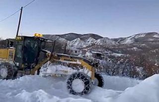 Bingöl’de kapalı köy yollarının büyük bölümü...