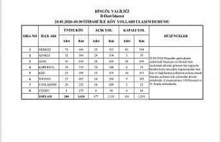 Bingöl’de karla mücadele sürüyor: 177 köy yolu...