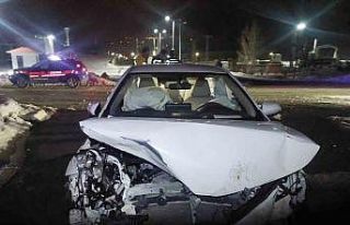 Bingöl’de otomobil domuz sürüsüne çarptı:...