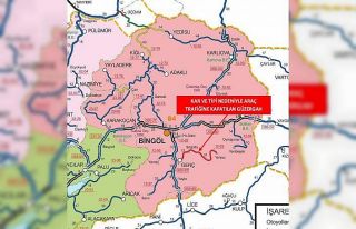 Bingöl’ün ilçesinde bir yol trafiğe kapatıldı