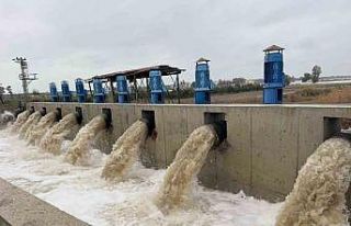 Binlerce dönüm arazi selden kurtuldu, su pompaları...
