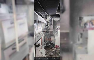 Bitlis’te bir iş yerinde yangın çıktı