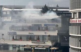 Bolu’da elektrik kaynaklı çıkan baca yangını,...