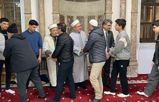 Bolu’da Miraç Kandili’nde vatandaşlar camilere...