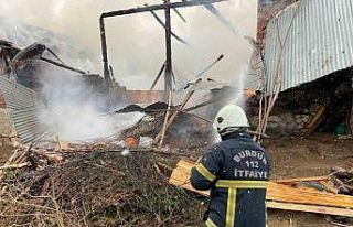 Burdur’da evde yangın paniği