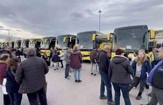 Bursa Terminali’nde yılbaşı dönüş yoğunluğu
