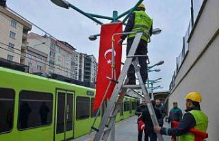 Bursa Türk Bayraklarıyla donatıldı