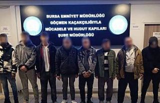 Bursa’da kaçak yabancı işçi operasyonu: 8 kişi...