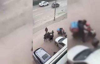 Bursa’da lodosa yakalanan yaşlı kadına kuryeler...