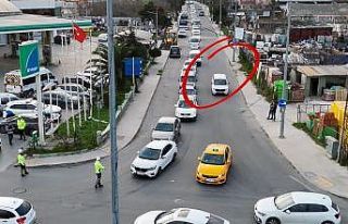 Büyükçekmece’de şerit ihlali yapan sürücülere...
