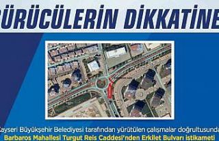 Büyükşehirden sürücülere ‘yol çalışması’...