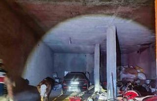 Çalıntı otomobil ahırda bulundu