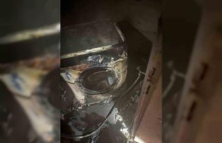 Çamaşır makinesi evi küle çevirdi