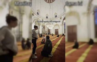 Camide çekilen görüntüler tepki toplamıştı,...