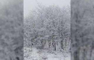 Çanakkale’de yüksek kesimler beyaza büründü