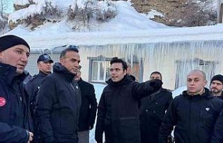 Çatak’ta çığ afeti sonrası saha incelemesi...