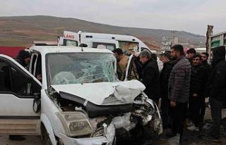 Cizre’de hafif ticari araç park halindeki tırın...