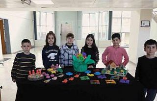 Çocuk eğitim merkezi öğrencilerinden Sanatsal...