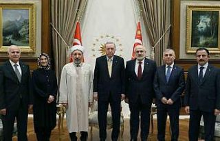 Cumhurbaşkanı Erdoğan, Diyanet İşleri Başkanı...