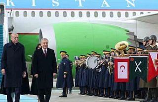 Cumhurbaşkanı Erdoğan, Özbekistan Cumhurbaşkanı...