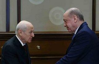 Cumhurbaşkanı Recep Tayyip Erdoğan ile MHP Genel...