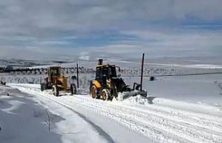 Darende Belediyesi’nin karla mücadele çalışmalarını...