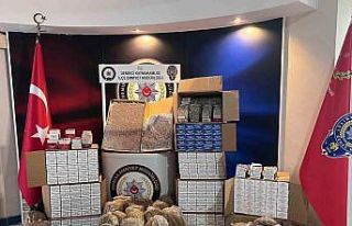 Demirci’de kaçak tütün operasyonu