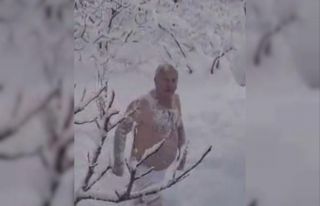 "Denize giremedik bari karda yüzelim" dedi,...