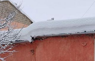 Develi ve Tomarza’da kar kalınlığı 50 santimi...