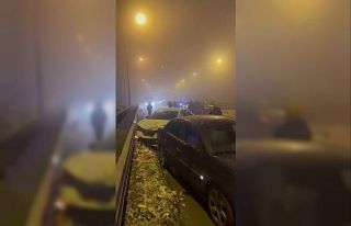 Diyarbakır’da buzlanma kazayı beraberinde getirdi:...