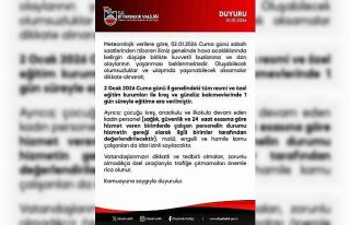 Diyarbakır’da okullar 1 gün tatil edildi