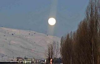 Dolunayın görüntüsü büyüledi