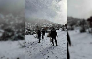 Dondurucu soğuklarda yaban hayata umut oldular