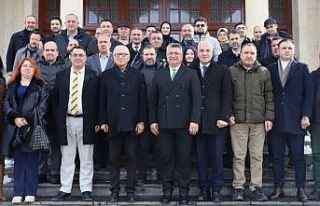 DPÜ Rektörü Kızıltoprak gazetecilerle bir araya...