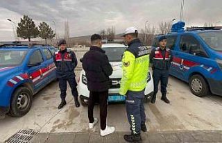 Drift attı, sanal devriyeye yakalandı