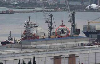 Dron saldırısına uğrayan gemi Samsun Limanı’na...