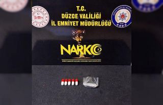 Düzce’de uyuşturucu operasyonunda 1 tutuklama