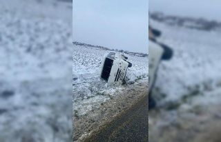 Edirne’de minibüs kazası: 1 yaralı