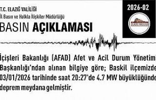 Elazığ Valiliği: "Herhangi bir hasar ihbarı...