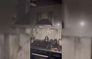 Elazığ’da ev yangını