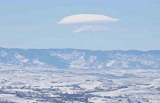 Elazığ’da mercek bulut şöleni