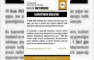 Elazığ’da motosiklet, mobilet ve motorlu kuryelerin...