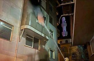 Elektrikli soba yangına neden oldu: Daire alev alev...