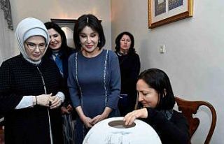 Emine Erdoğan ile Özbekistan Cumhurbaşkanı’nın...