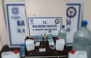 Erdek’te kaçak içki operasyonu