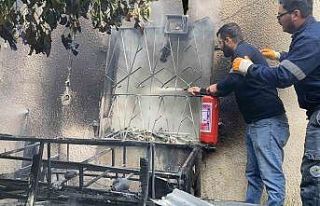 Erdemli’de ev yangını büyümeden söndürüldü