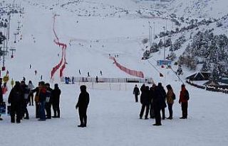 Erzincan Ergan Kayak Merkezinde sömestir yoğunluğu